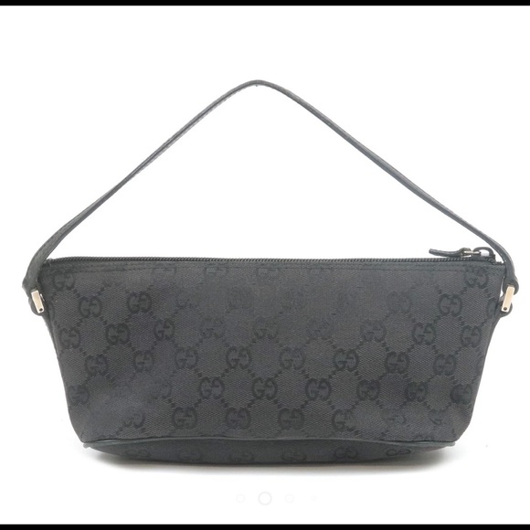 Black GUCCI boat bag pochette 10/10 - Picture 3 of 14
